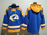 Rams Blank Royal Super Bowl LVI All Stitched Sweatshirt Hoodie,baseball caps,new era cap wholesale,wholesale hats